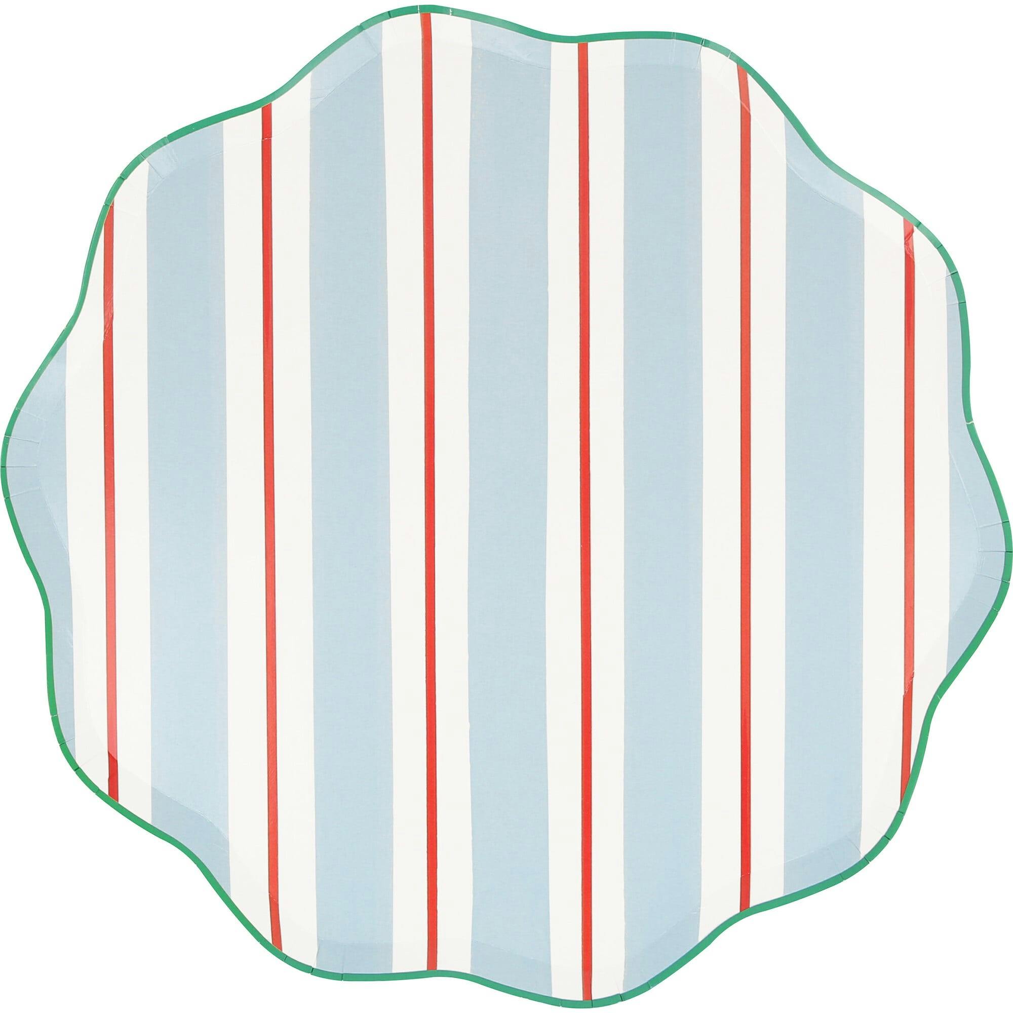 Preppy Stripe Dinner Plates