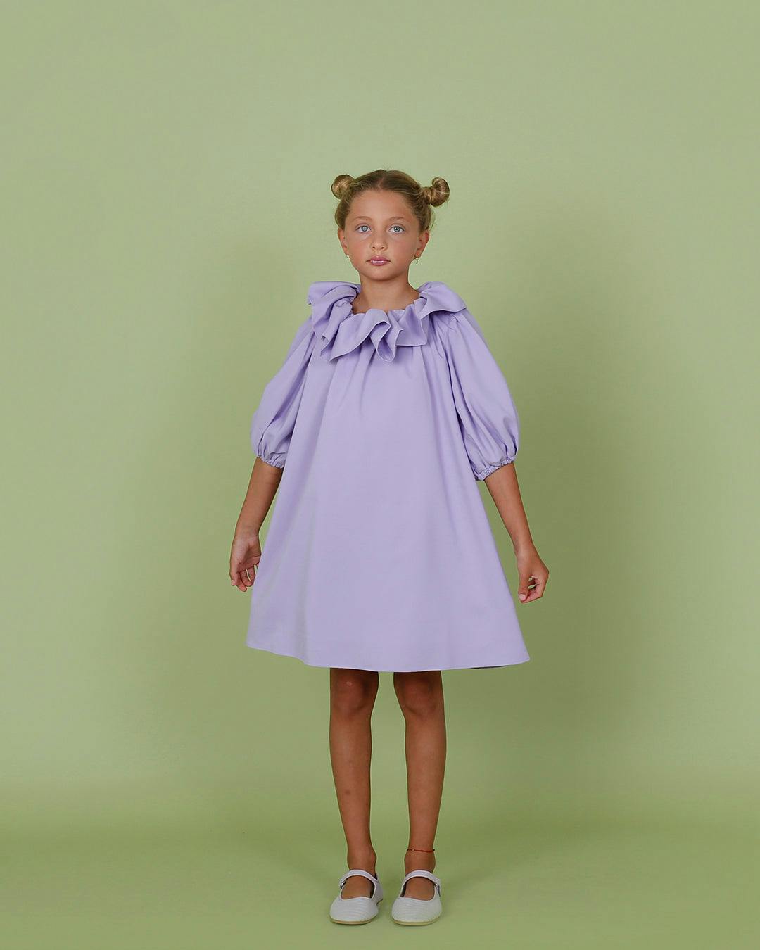 Sara dress (ash pink)