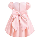 Pink Leona Floral Bow Teacup Dress
