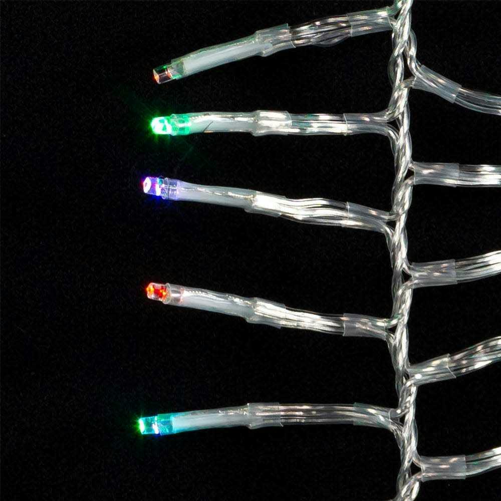 480-Light 15.7-Foot RGB LED Connectable Cluster Garland