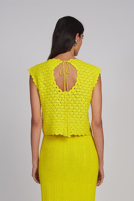ZARIA CROCHET TOP | LIMONE | One Left!