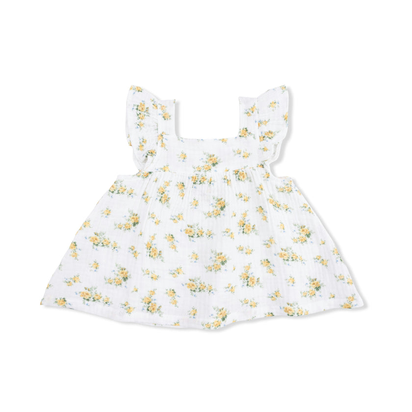 Sunshine Roses - Pinafore and High Waisted Bloomer