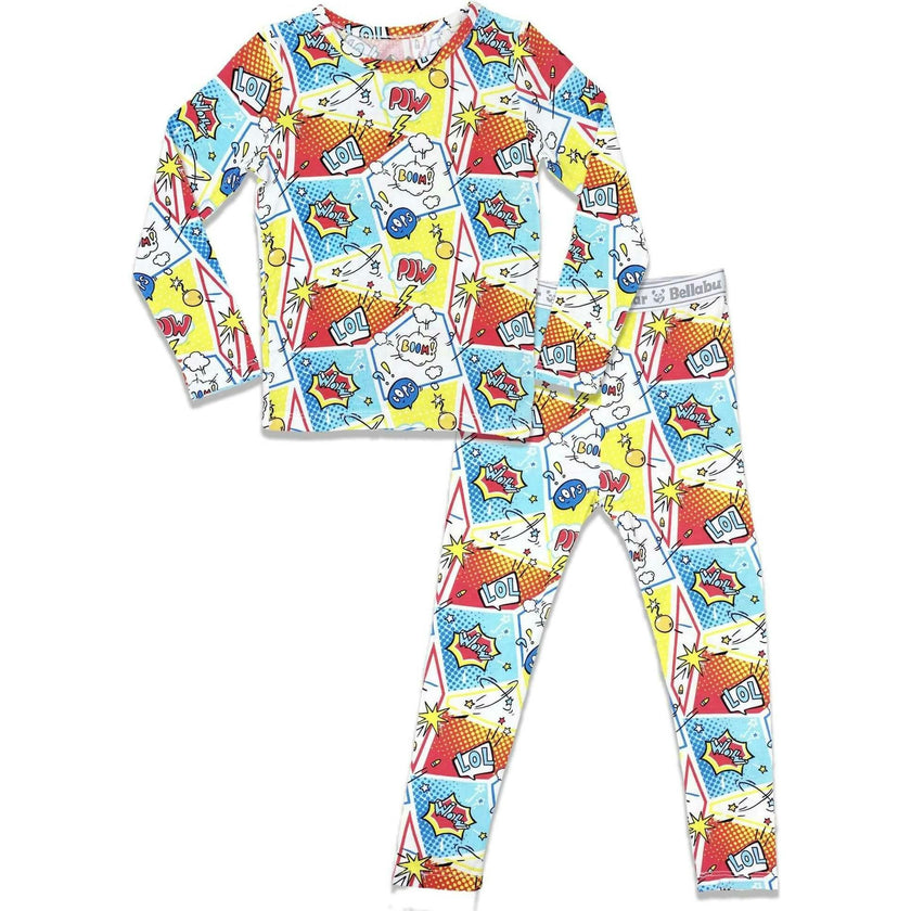 Comic Hero Bamboo Kids Pajamas