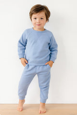 Sherpa Raglan Sweatshirt and Jogger Set
