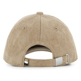 Beige Embroidered Logo Cap