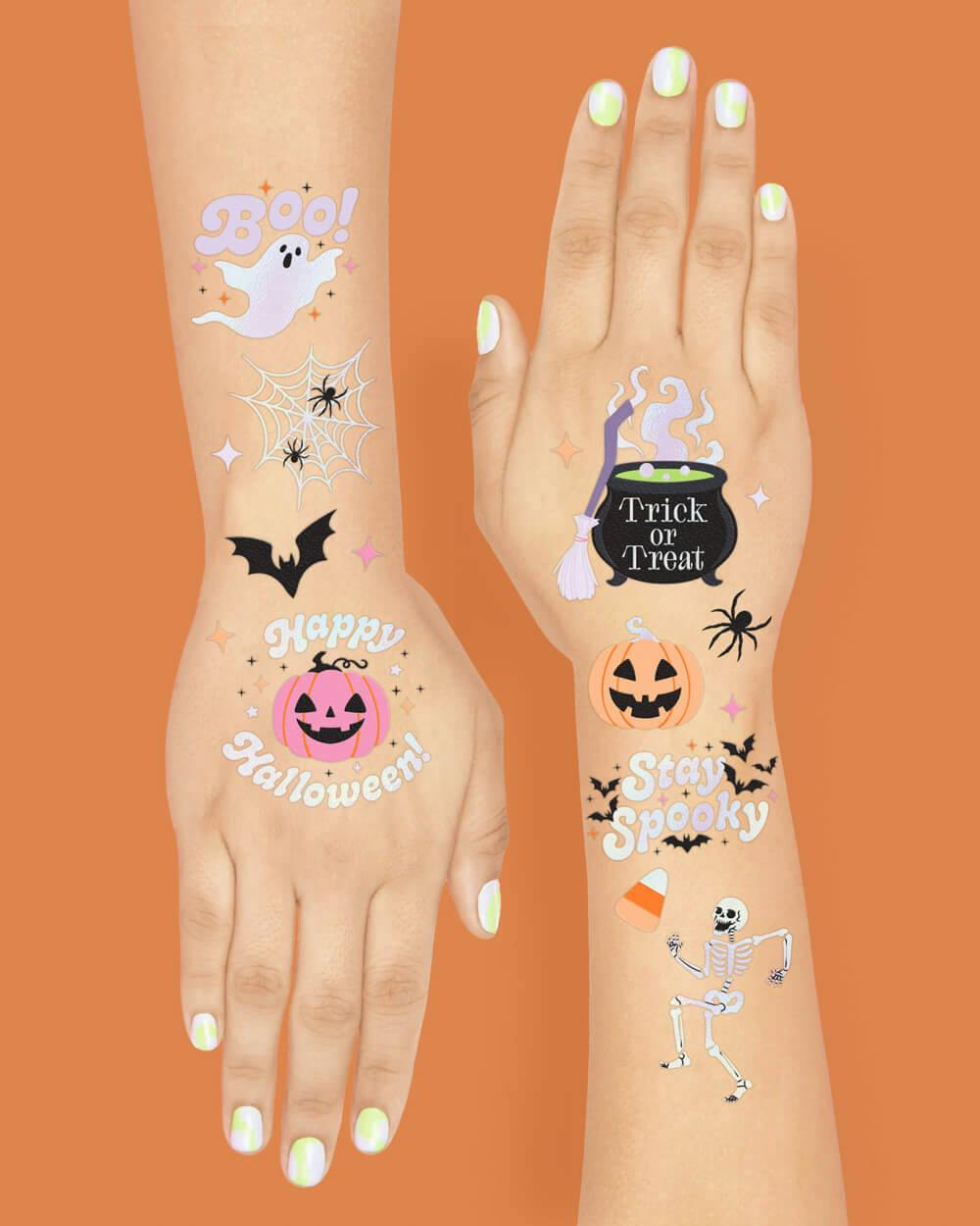 Halloween Tats - 50 temporary tattoos