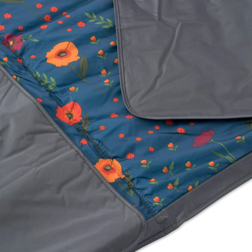 Outdoor Blanket - Midnight Poppy