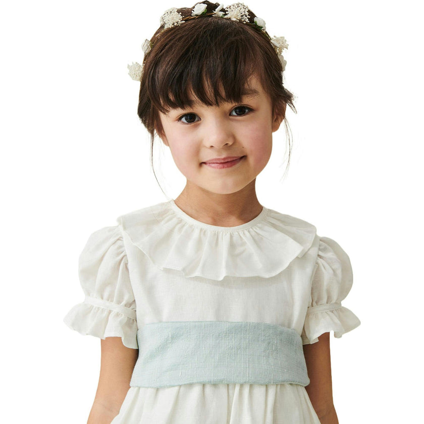 Vega Ceremony Dress with Silk Sash