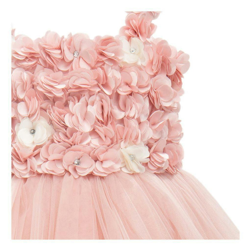 Pink Rose Campanula Dress