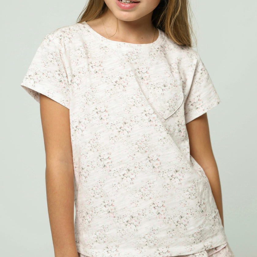 T-shirt Mini Pink Roses