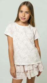 T-shirt Mini Pink Roses