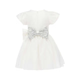 White Sevilla Teacup Bow Dress
