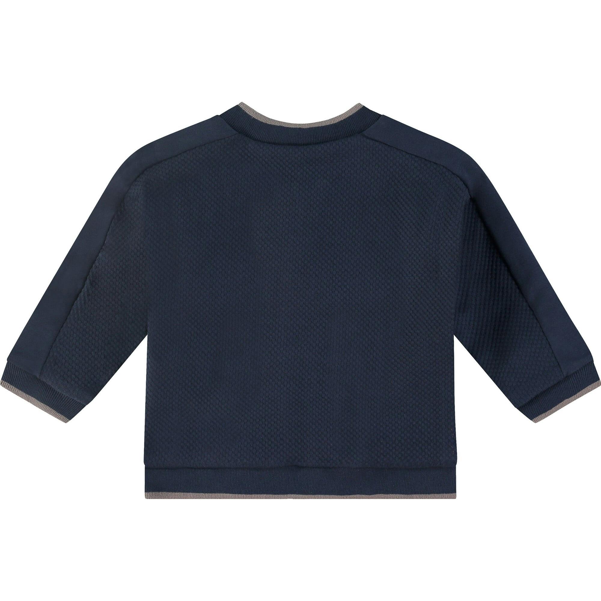 Reversible Guitar Print Zip Full Sleeve Sweatshirt