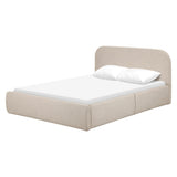 Nara Full Floor Bed in Performance Beach Eco-Weave