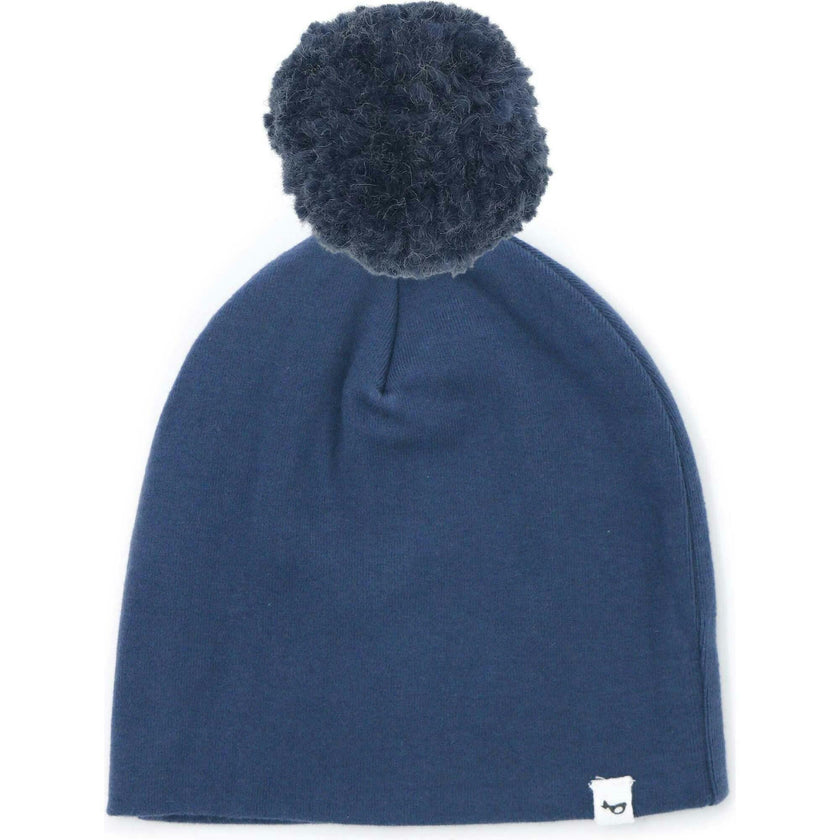 Denim Pom Hat
