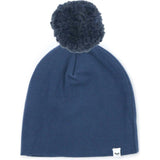 Denim Pom Hat