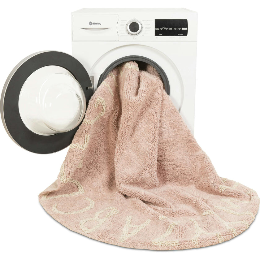 ABC Round Washable Rug