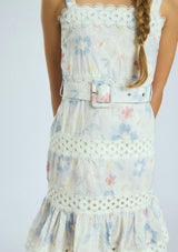 Deanna Embroidery Mini Dress