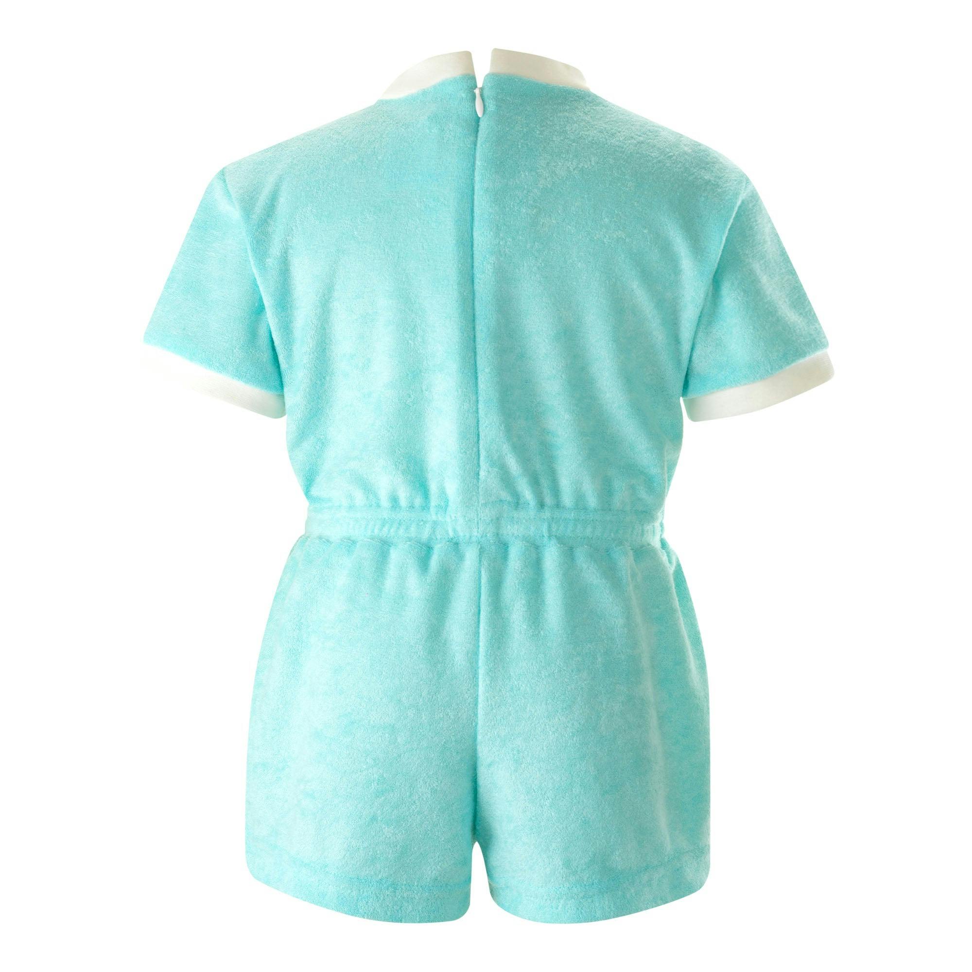 Bow Towelling Playsuit