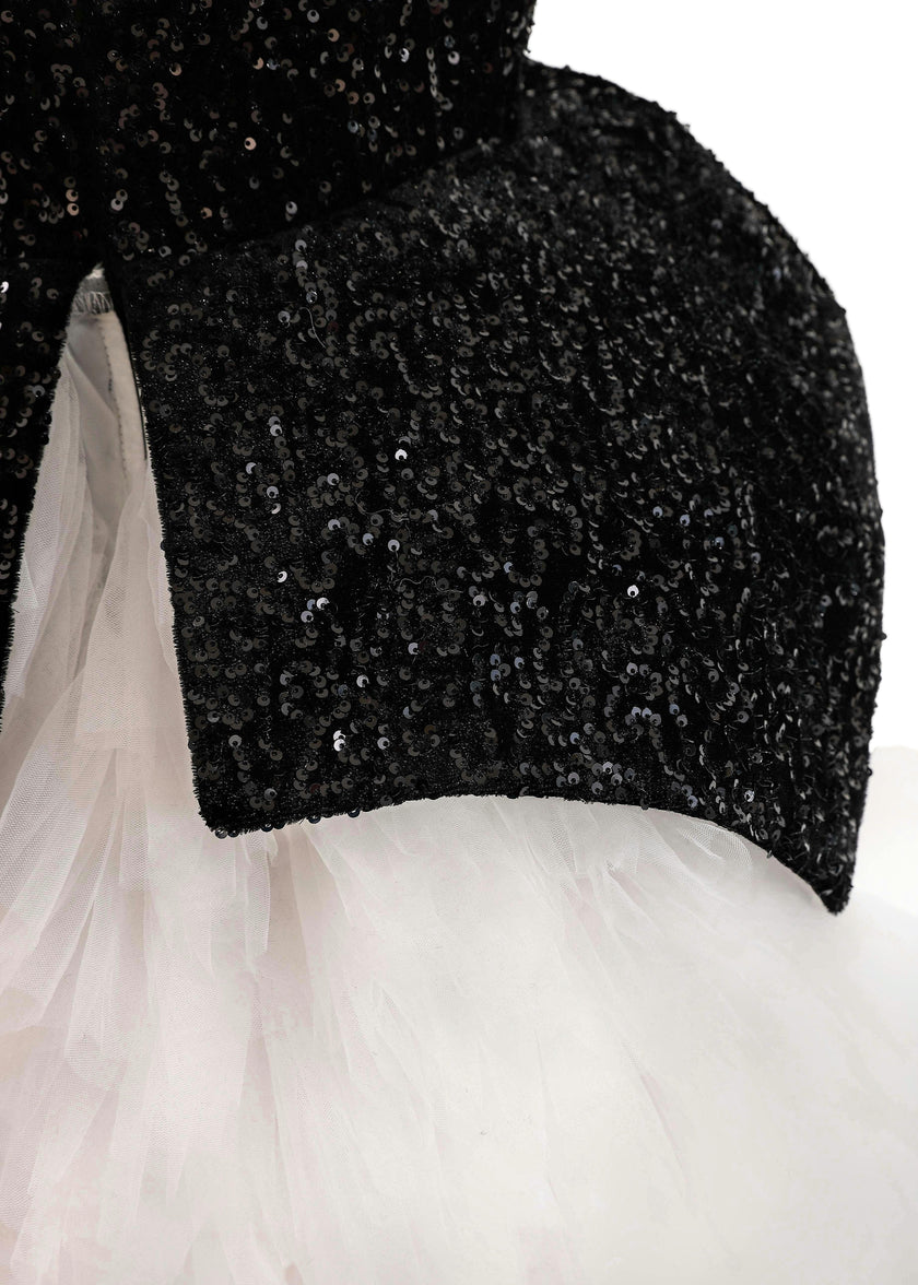 Black Glitter & Tulle Celebration Dress