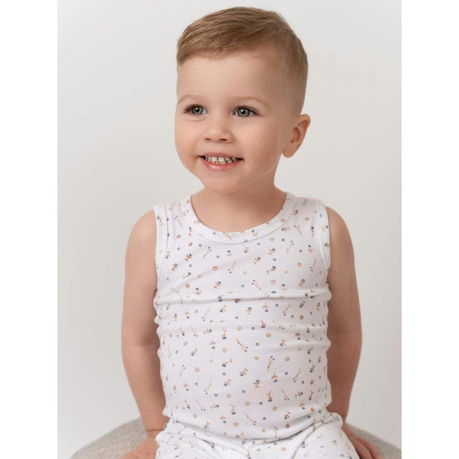 Berry Floral Footie