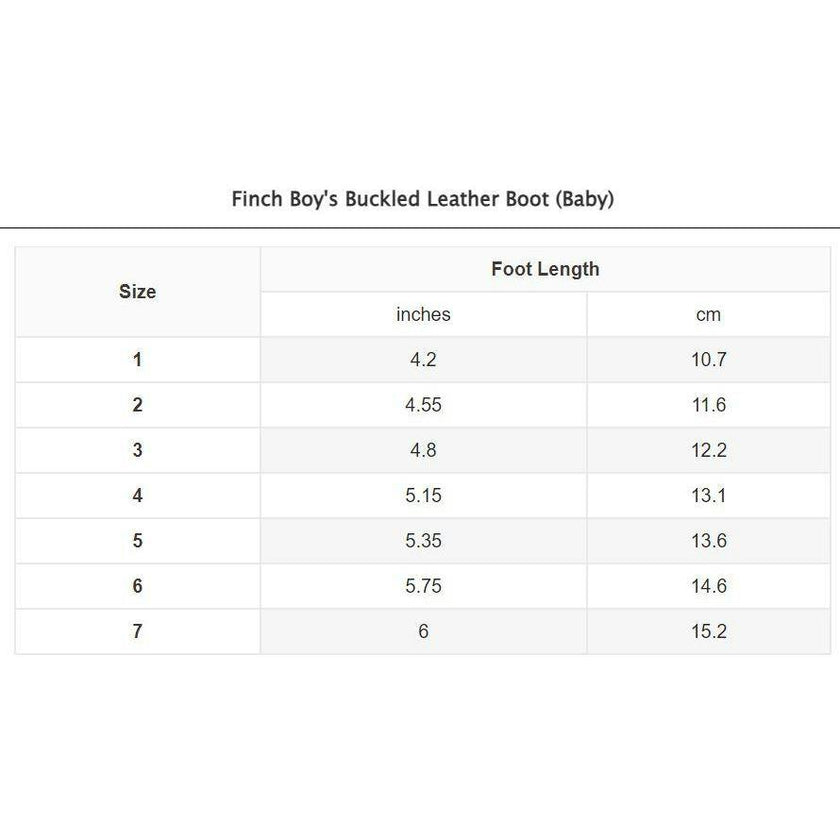 Finch Boy's Buckled Leather Boot (Baby)