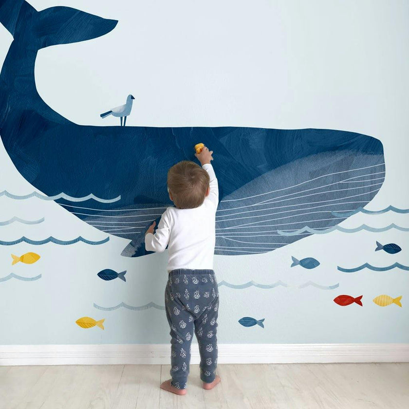 Warrick The Whale • Giant • Peel-and-Stick Wall Decals