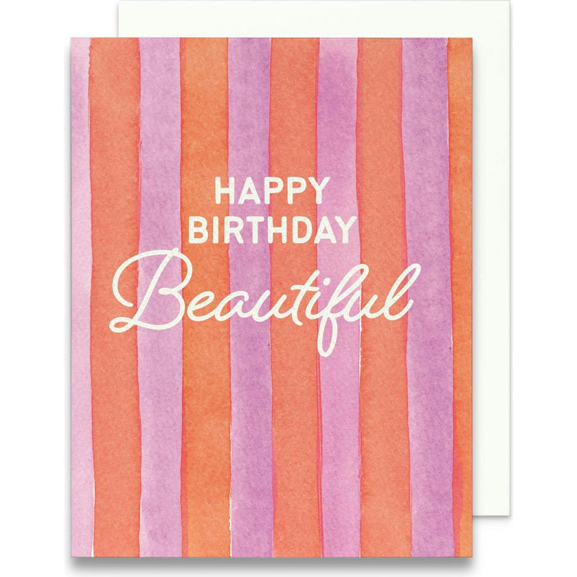 Happy Birthday Beautiful Greeting Card