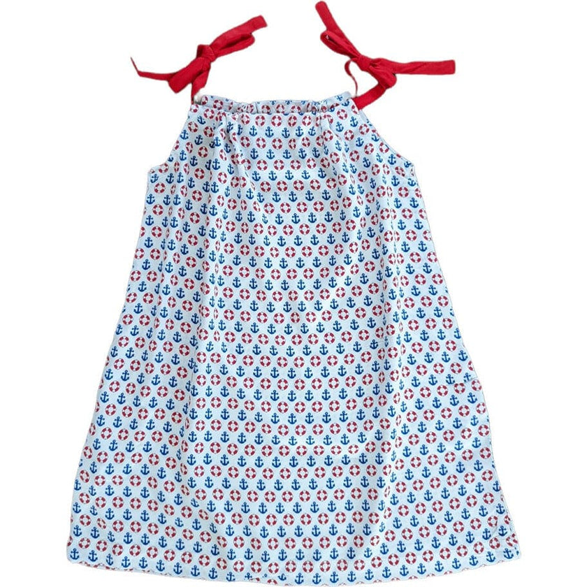 Nautical Shoulder Tie Dress