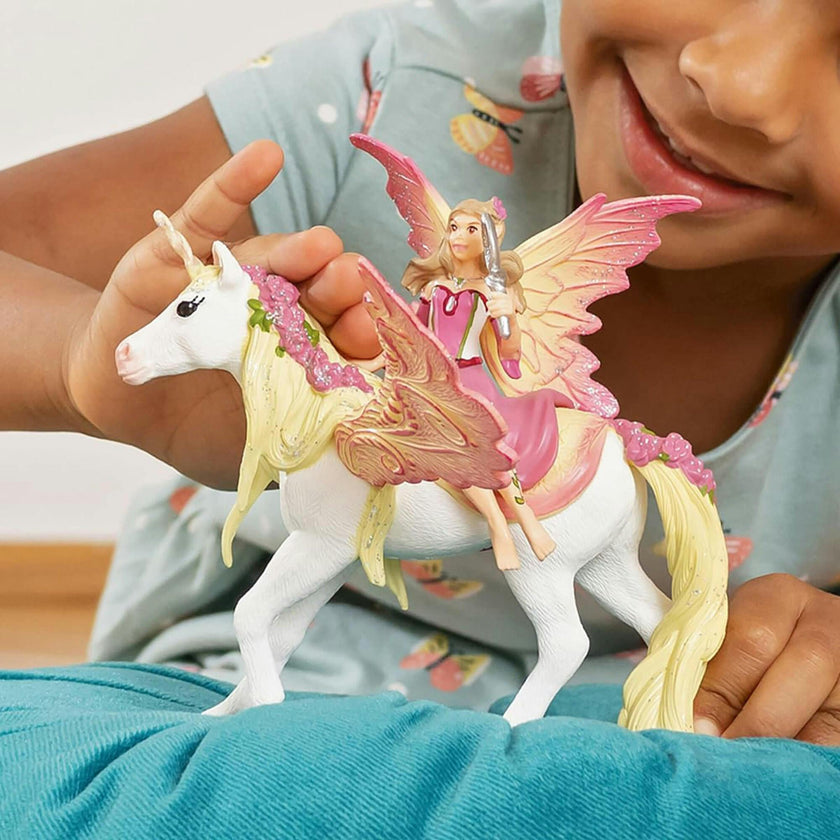 Schleich Bayala: Fairy Feya With Pegasus - 3pc Figurine Playset