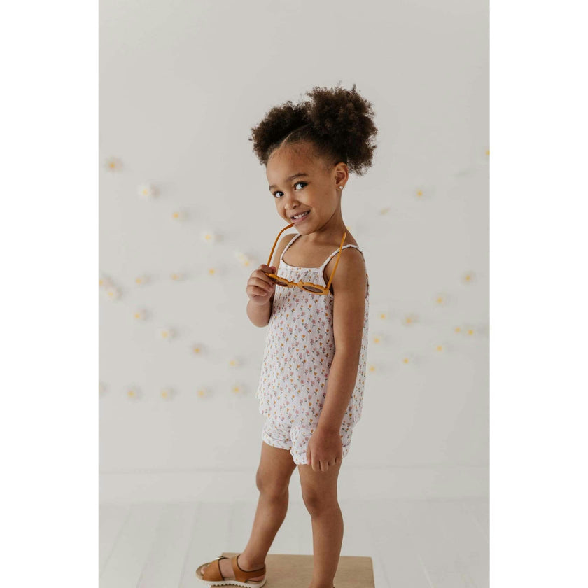 Girl's Gauze Tank & Short Set