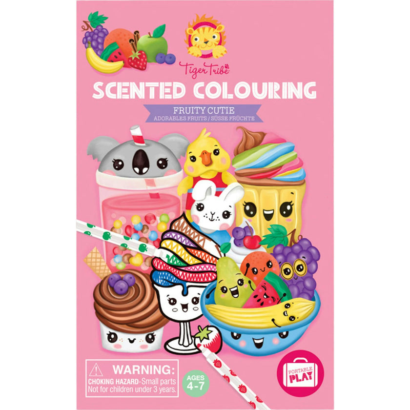 Tribe: Scented Coloring - Fruitie Cutie Activity Set