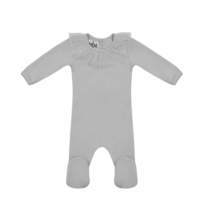 Glitter Mesh Footie