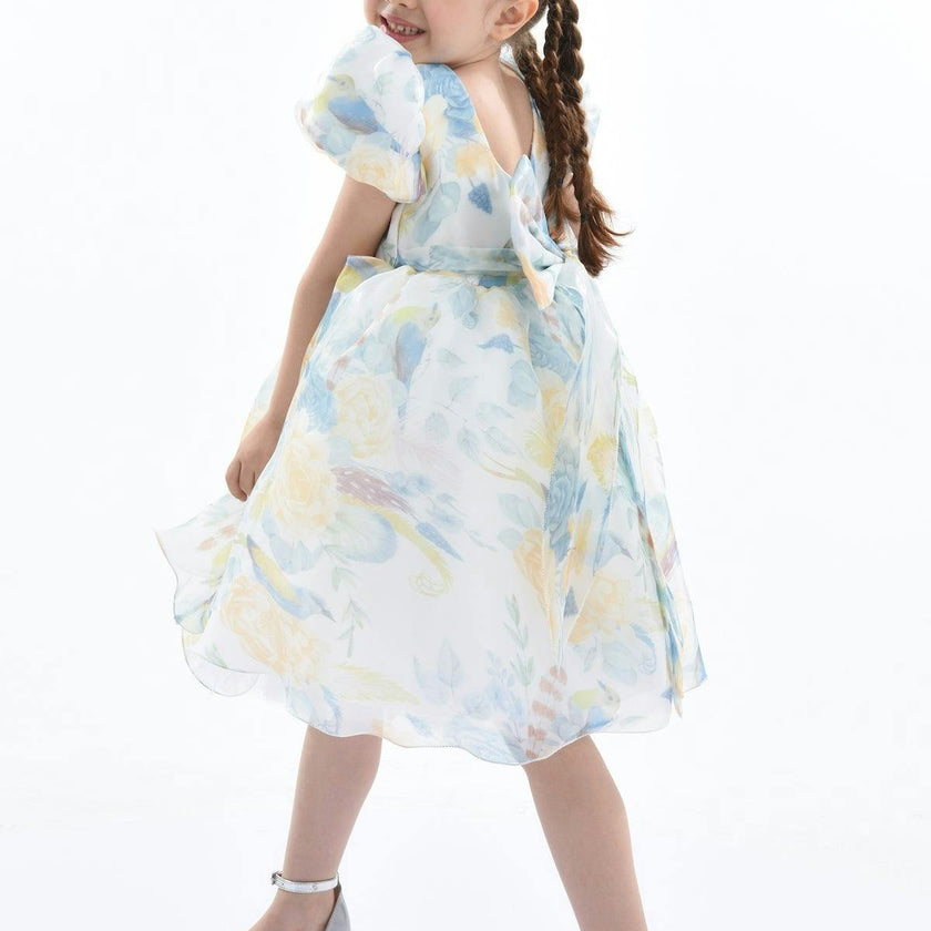 Blue Chablis Floral Garden Organza Dress