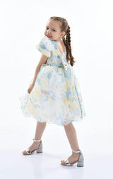 Blue Chablis Floral Garden Organza Dress