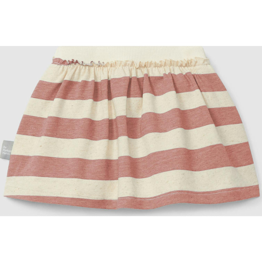 Stripe Pull On Skort