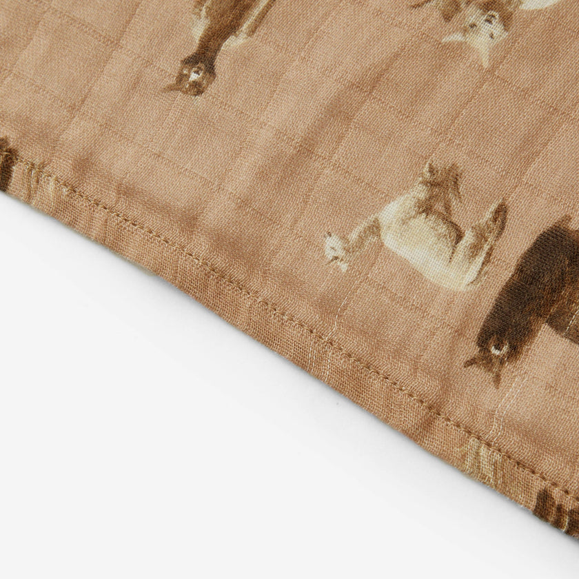 Organic Cotton Two-Piece Burp Cloth Set