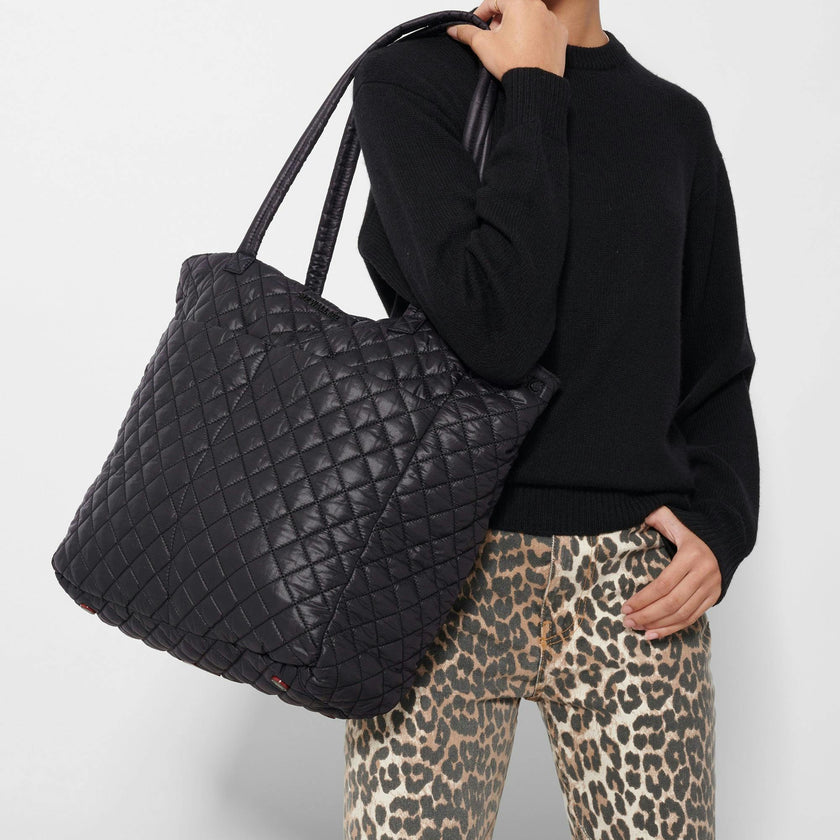 Black Large Metro Quatro Tote