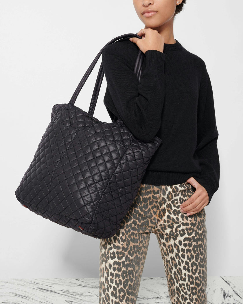 Black Large Metro Quatro Tote