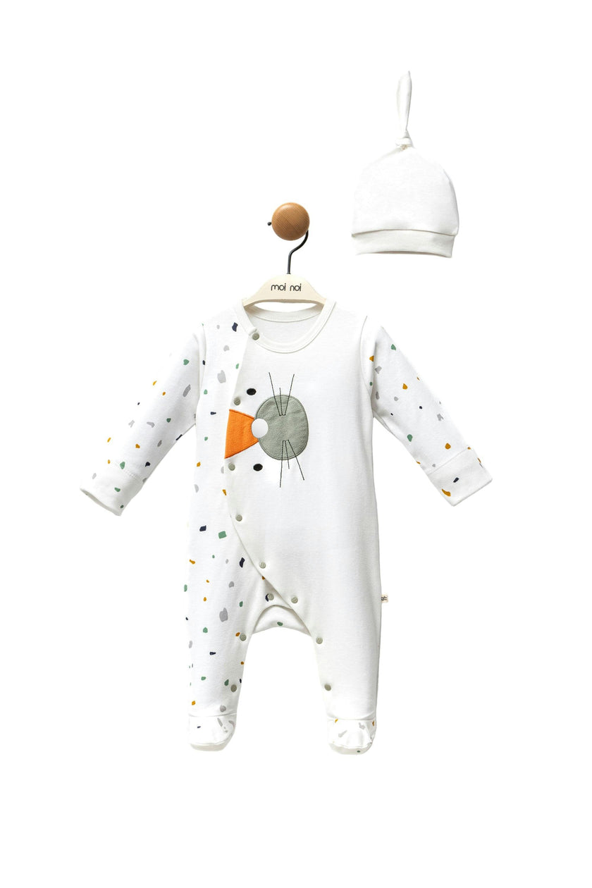 Multicolor Polka Dot One-Piece Set
