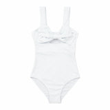 Brooke Bow One Piece in Classic White (Women's)