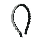 Multicolored Scrunched Rhinestone Headband