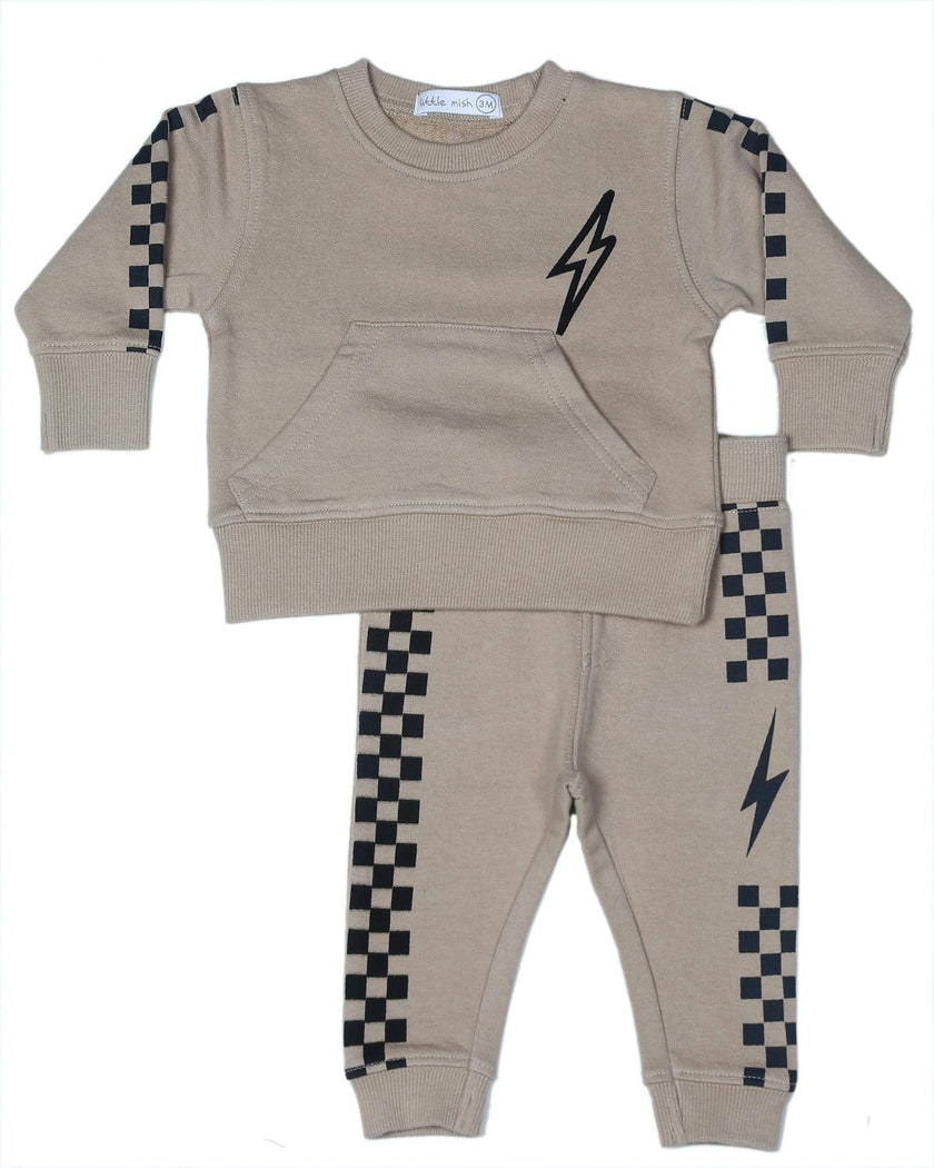 Baby Speed Racer Set - Stone