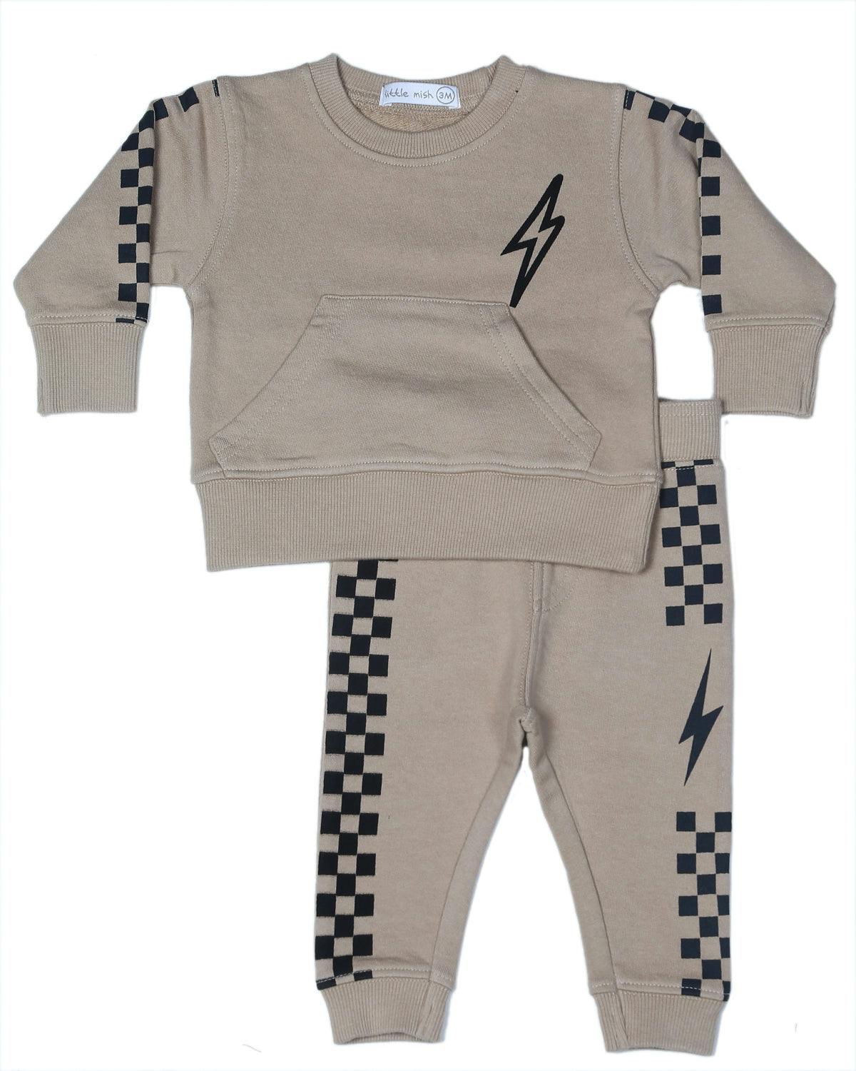 Baby Speed Racer Set - Stone
