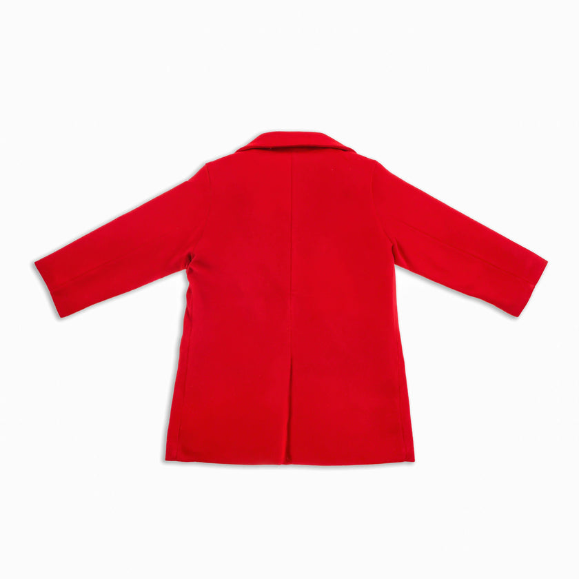Jr Star Cranberry Child Peacoat