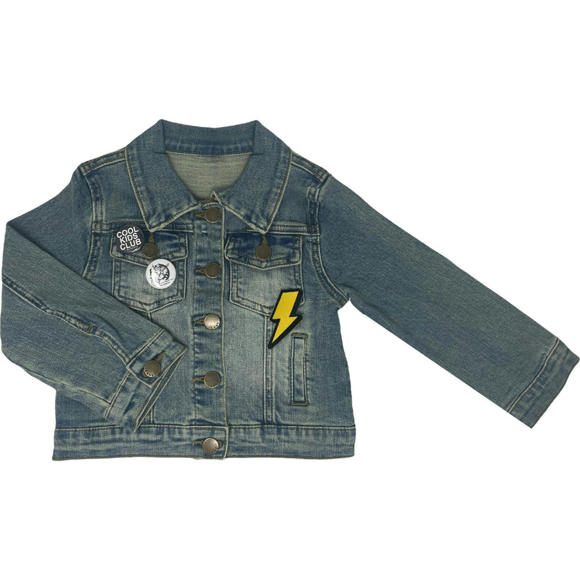 SMILE Denim Jacket - Unisex for Boys and Girls