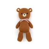The Baby bear 8.5" tobacco & pink