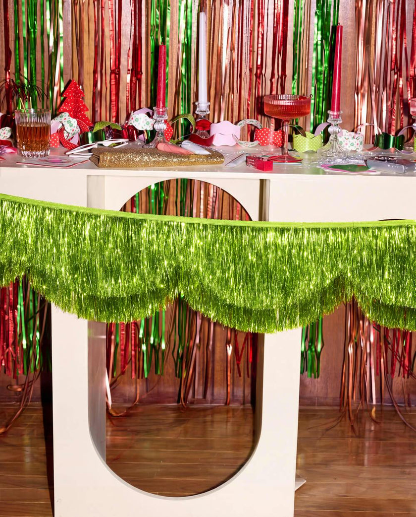 Limelight Scallop Fringe - scalloped banner