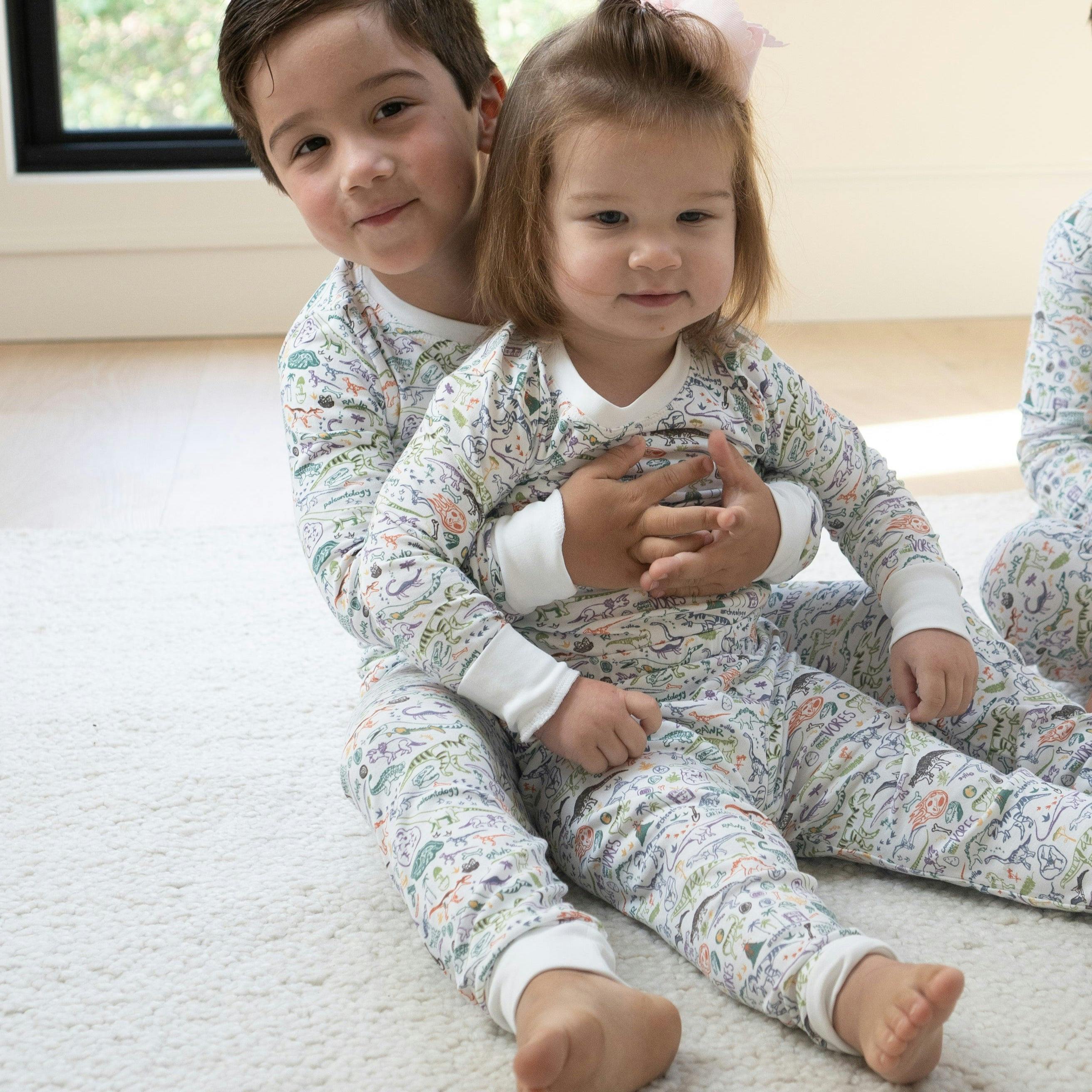 Dino Zip Baby Onesie