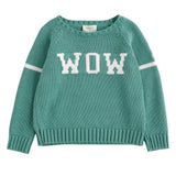 "Wow" Retro Vibes Sweater
